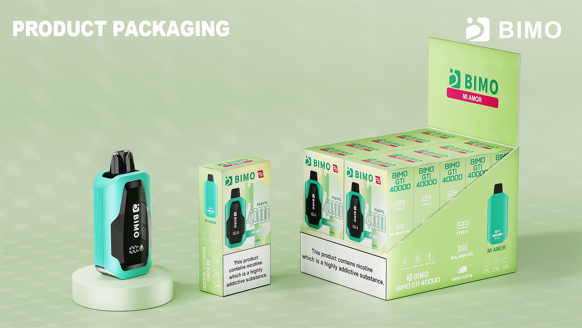 BIMO GTI Product Packaging
